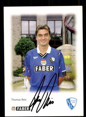 Thomas Reis Autogrammkarte VfL Bochum 1996-97 2. Karte Original Signiert