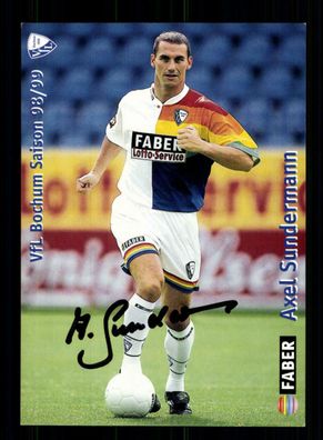 Axel Sundermann Autogrammkarte VfL Bochum 1998-99 Original Signiert