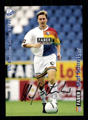 Olaf Schreiber Autogrammkarte VfL Bochum 1998-99 Original Signiert