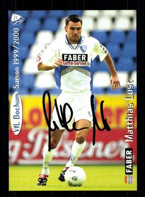Matthias Lust Autogrammkarte VfL Bochum 1999-00 Original Signiert