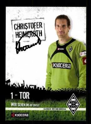 Christofer Heimeroth Autogrammkarte Borussia Mönchengladbach 2008-09 Original