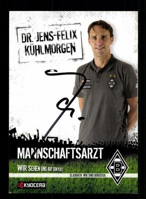 Jens Felix Kühlmorgen Autogrammkarte Borussia Mönchengladbach 2008-09 Original