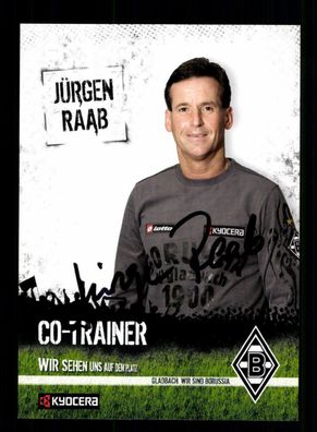 Jürgen Raab Autogrammkarte Borussia Mönchengladbach 2008-09 Original