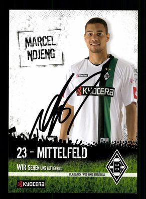 Marcel Ndjeng Autogrammkarte Borussia Mönchengladbach 2008-09 Original