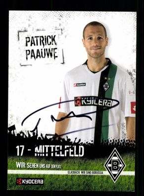 Patrick Paauwe Autogrammkarte Borussia Mönchengladbach 2008-09 Original