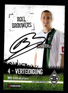 Roel Brouwers Autogrammkarte Borussia Mönchengladbach 2008-09 Original