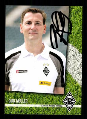 Dirk Müller Autogrammkarte Borussia Mönchengladbach 2009-10 Original