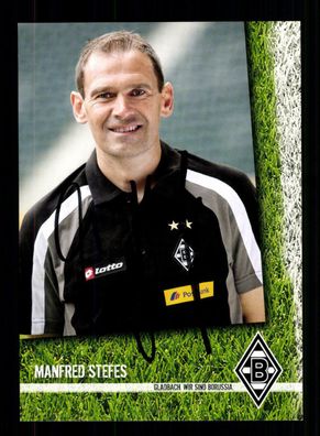 Manfred Stefes Autogrammkarte Borussia Mönchengladbach 2009-10 Original