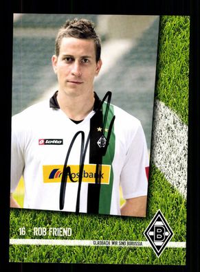 Rob Friend Autogrammkarte Borussia Mönchengladbach 2009-10 Original
