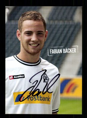 Fabian Bäcker Autogrammkarte Borussia Mönchengladbach 2010-11 Original