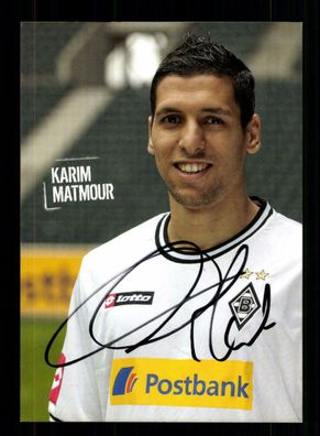 Karim Matmour Autogrammkarte Borussia Mönchengladbach 2010-11 Original
