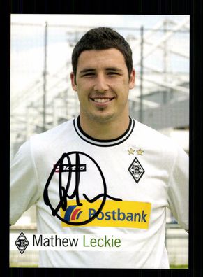 Mathew Leckie Autogrammkarte Borussia Mönchengladbach 2011-12 Original