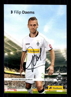 Filip Daems Autogrammkarte Borussia Mönchengladbach 2012-13 Original