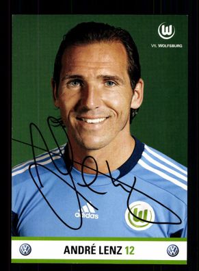 Andre Lenz Autogrammkarte VFL Wolfsburg 2011-12 Original Signiert