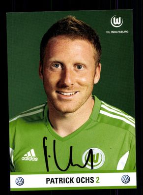 Patrick Ochs Autogrammkarte VFL Wolfsburg 2011-12 Original Signiert