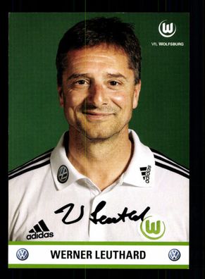 Werner Leuthard Autogrammkarte VFL Wolfsburg 2011-12 Original Signiert