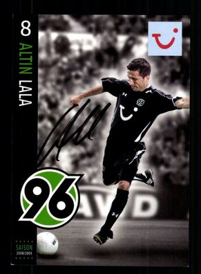 Altin Lala Autogrammkarte Hannover 96 2008-09 Original Signiert