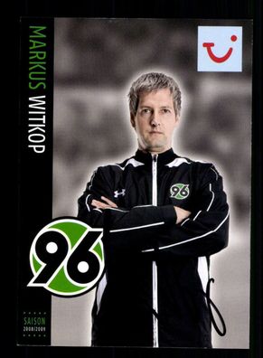 Markus Wittkop Autogrammkarte Hannover 96 2008-09 Original Signiert