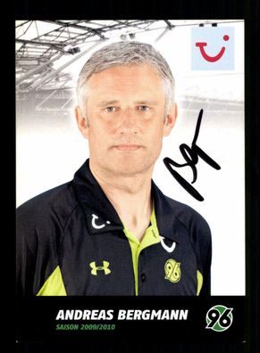 Andreas Bergmann Autogrammkarte Hannover 96 2009-10 Original Signiert