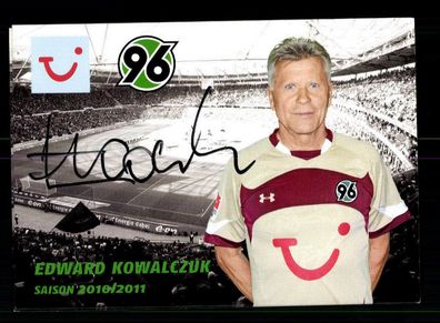 Edward Kowalczuk Autogrammkarte Hannover 96 2010-11 Original Signiert