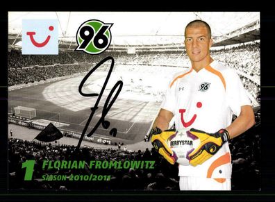 Florian Fromlowitz Autogrammkarte Hannover 96 2010-11 Original Signiert