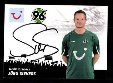 Jörg Sievers Autogrammkarte Hannover 96 2011-12 Original Signiert