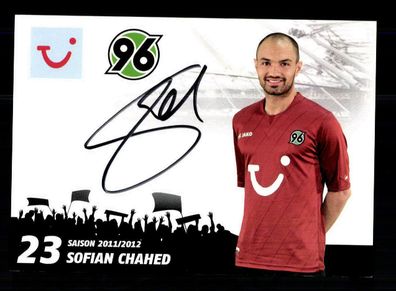 Sofian Chahed Autogrammkarte Hannover 96 2011-12 Original Signiert