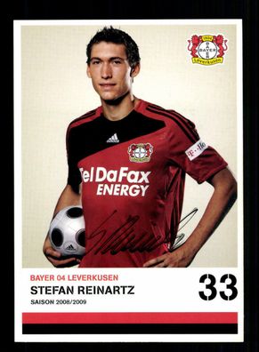 Stefan Reinartz Autogrammkarte Bayer Leverkusen 2008-09 1. Karte Original