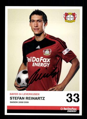 Stefan Reinartz Autogrammkarte Bayer Leverkusen 2008-09 2. Karte Original