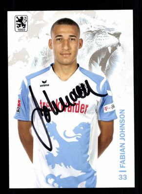 Fabian Johnson Autogrammkarte TSV 1860 München 2008-09 Original Signiert