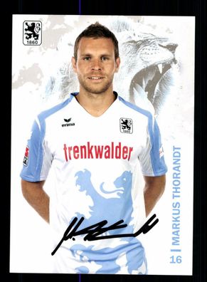 Markus Thorandt Autogrammkarte TSV 1860 München 2008-09 Original Signiert