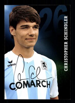 Christopher Schindler Autogrammkarte TSV 1860 München 2010-11 Original Signiert