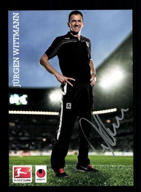 Jürgen Wittmann Autogrammkarte TSV 1860 München 2011-12 Original Signiert