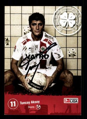 Tuncay Aksoy Autogrammkarte Rot weiss Oberhausen 2008-09 Original Signiert