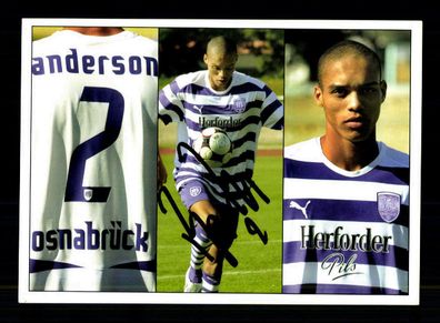 Anderson de Oliveira Autogrammkarte VFL Osnabrück 2008-09 Original Signiert