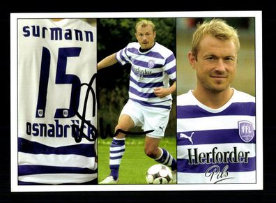 Mathias Surmann Autogrammkarte VFL Osnabrück 2008-09 Original Signiert