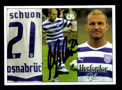 Marcel Schuon Autogrammkarte VFL Osnabrück 2008-09 Original Signiert