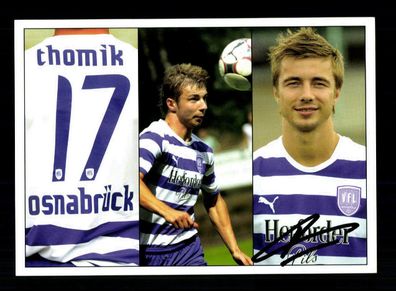 Paul Thomik Autogrammkarte VFL Osnabrück 2008-09 Original Signiert