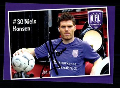 Niels Hansen Autogrammkarte VFL Osnabrück 2009-10 Original Signiert