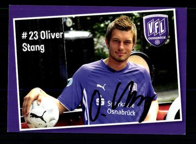Oliver Stang Autogrammkarte VFL Osnabrück 2009-10 Original Signiert