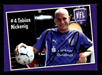 Tobias Nickenig Autogrammkarte VFL Osnabrück 2009-10 Original Signiert