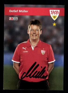 Detlef Müller Autogrammkarte VfB Stuttgart 2008-09 Original Signiert