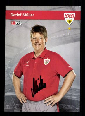 Detlef Müller Autogrammkarte VfB Stuttgart 2009-10 Original Signiert