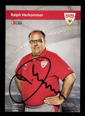 Ralph Herkommer Autogrammkarte VfB Stuttgart 2009-10 Original Signiert