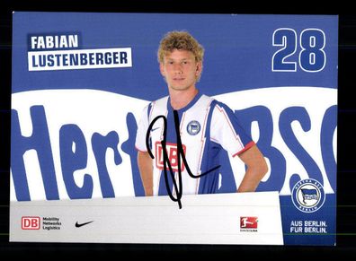 Fabian Lustenberger Autogrammkarte Hertha BSC Berlin 2011-12 Original Signiert