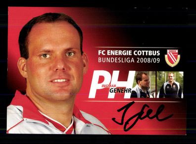 Ingmar Genehr Autogrammkarte Energie Cottbus 2008-09 Original Signiert
