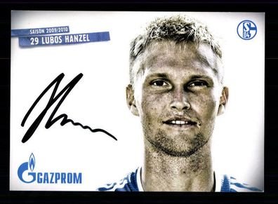 Lubos Hanzel Autogrammkarte FC Schalke 04 2009-10 Original Signiert