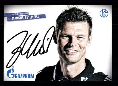 Markus Zetlmeisl Autogrammkarte FC Schalke 04 2009-10 Original Signiert