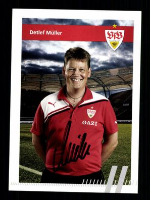 Detlef Müller Autogrammkarte VfB Stuttgart 2011-12 Original Signiert