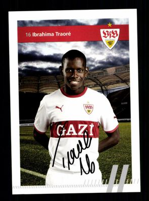 Ibrahim Traore Autogrammkarte VfB Stuttgart 2011-12 Original Signiert